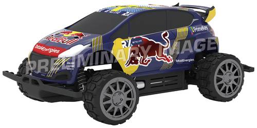 Carrera RC 370183022 Red Bull Peugeot WRX 208 1:18 RC Einsteiger Modellauto Elektro Rally von Carrera RC