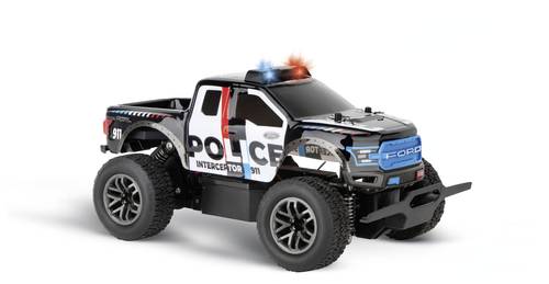 Carrera 370182024 Ford F-150 Raptor Police 1:18 RC Einsteiger Modellauto Elektro Monstertruck von Carrera