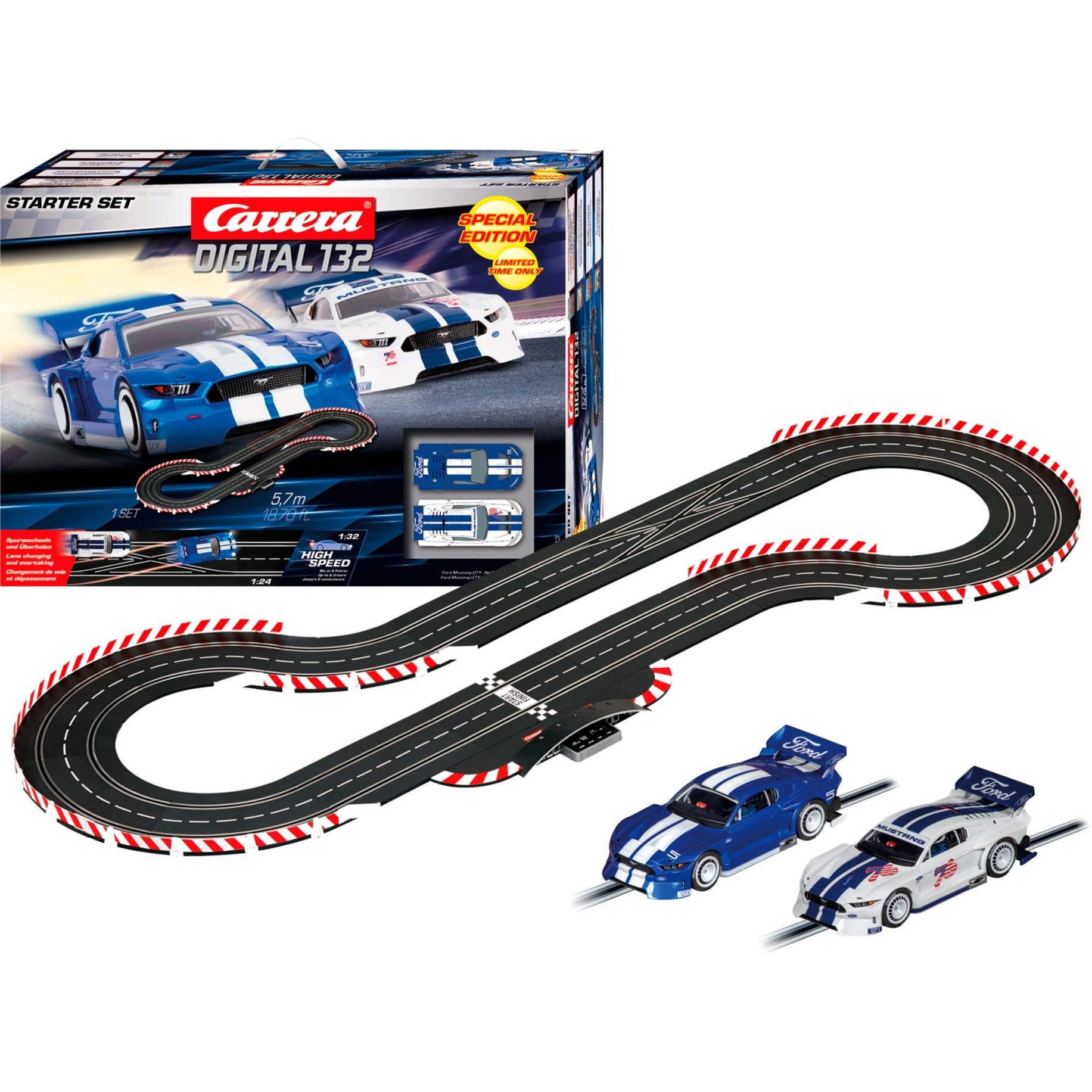 DIGITAL 132 Starter Set, Rennbahn DIGITAL 132 Starter Set, Rennbahn von Carrera