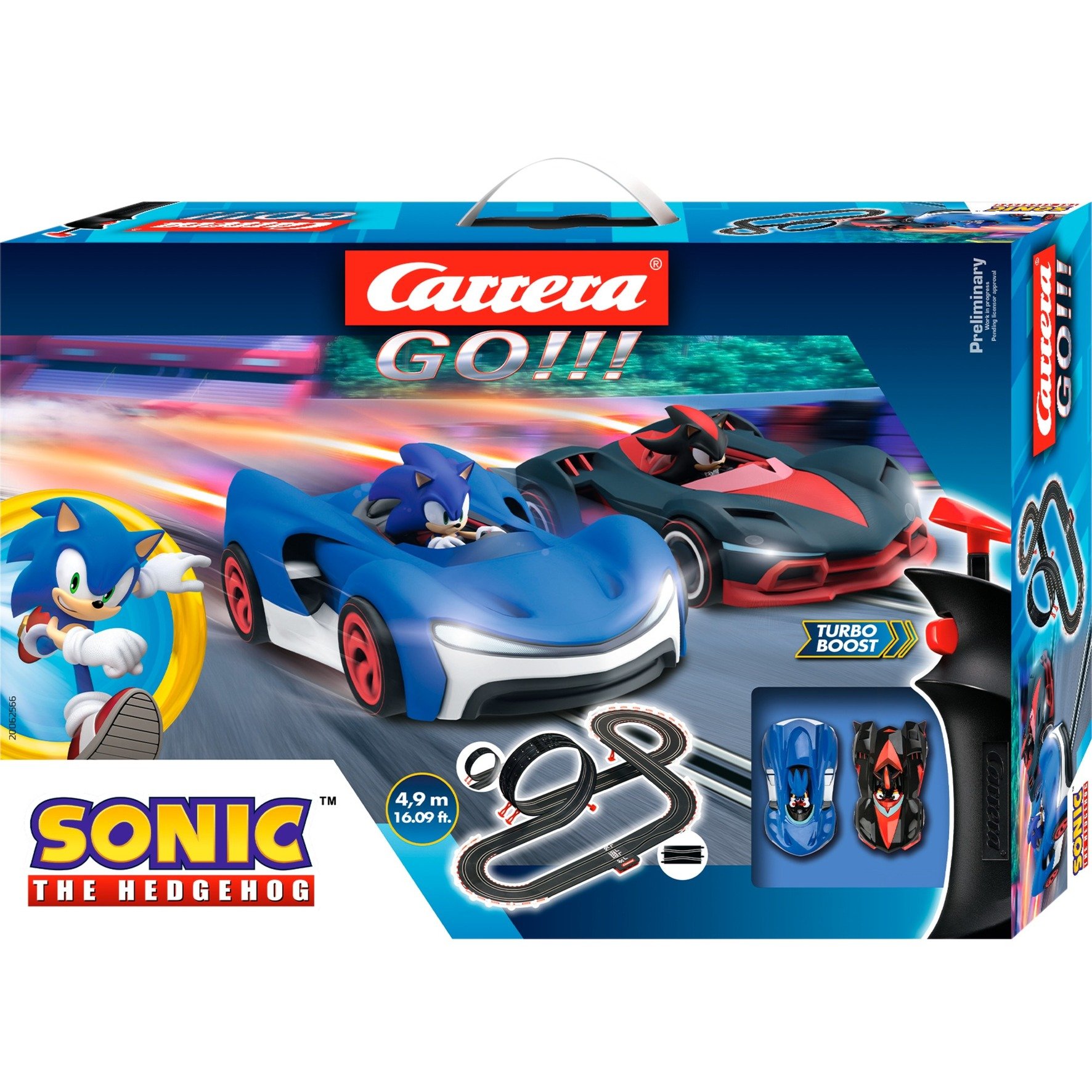 GO!!! Sonic the Hedgehog 4.9, Rennbahn GO!!! Sonic the Hedgehog 4.9, Rennbahn von Carrera