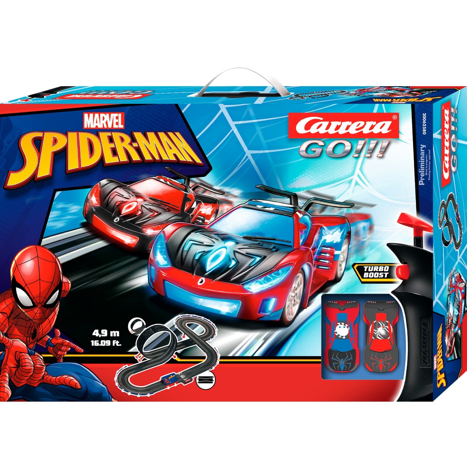 GO!!! Spider Racing, Rennbahn von Carrera