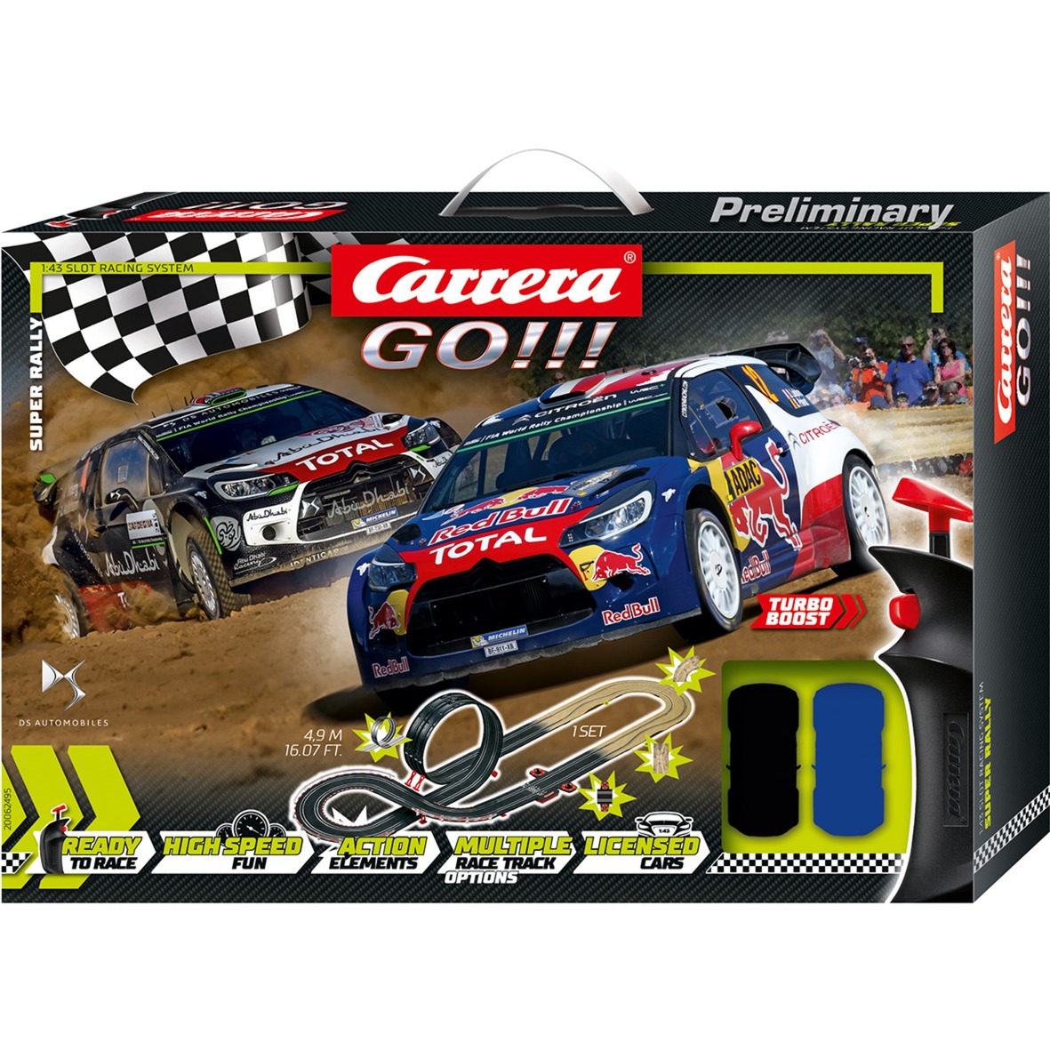 GO!!! Super Rally, Rennbahn GO!!! Super Rally, Rennbahn von Carrera