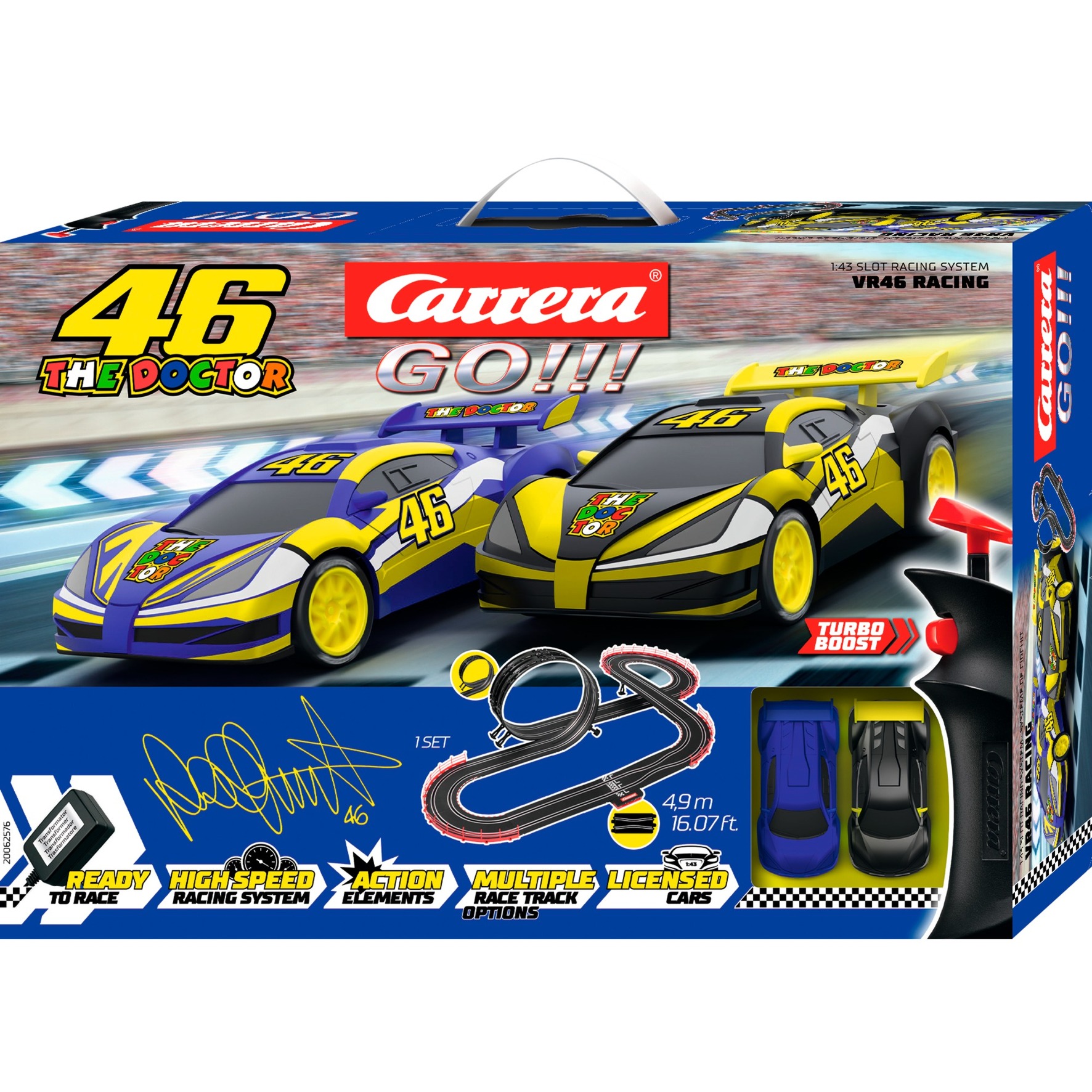 GO!!! VR46 Ultimate Racing, Rennbahn von Carrera