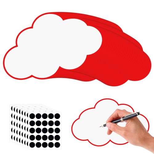100 Stück Moderationskarten Wolken, Moderationskarten SetKarteikarten Groß Flipchart Papier mit 120 Selbstklebenden Klettband für Notizen Büro Schule Präsentation Gesprächsleitung Vortrag(23 x 14cm) 100 Stück Moderationskarten Wolken, Moderationskarten SetKarteikarten Groß Flipchart Papier mit 120 Selbstklebenden Klettband für Notizen Büro Schule Präsentation Gesprächsleitung Vortrag(23 x 14cm) von Carreuty