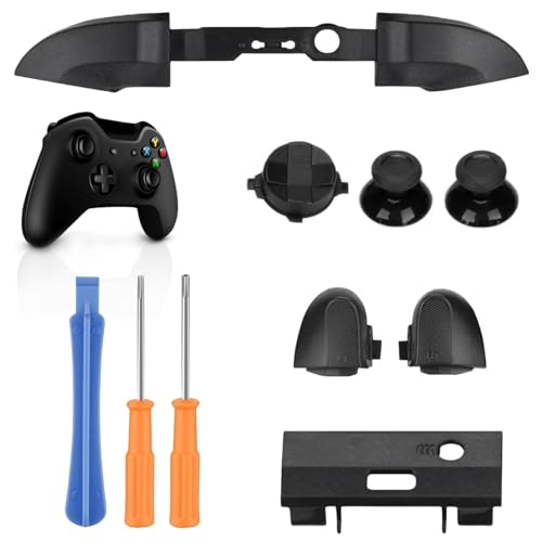 Controller Bumper Replacement Compatible with Xbox Series X/S, Replacement LB RB LT RT Bumpers Buttons Set with T8 T6 Screwdriver Repair Parts Kit, Compatible with Xbox Series Controller Gamepad von Carreuty