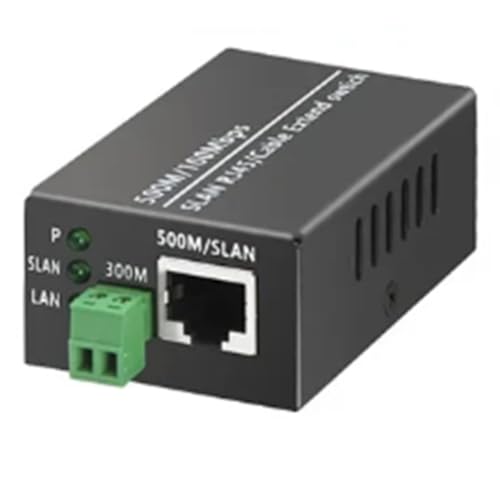 Carriere 1-Teiliger Ethernet-IP-Extender über Koax-HD-Netzwerk-Kit, EoC-Koaxialkabel-Übertragungs-Extender für Sicherheits-CCTV-Kameras, Einfache Installation (A) von Carriere