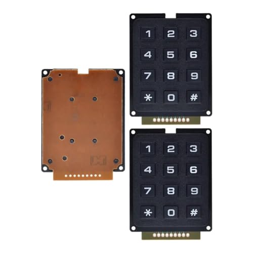 Carriere 3-Teilige Tastaturmodule, 12 Tasten, 4x3-Matrix-Array-Tastatur, Industrielle Tastatur mit Industrie-Scanning von Carriere