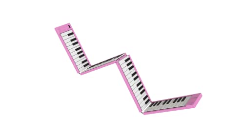 Carry-On Tragbares Pink Klappbares Digitalpiano Mit 88 Tasten von Blackstar, USB-MIDI-Controller mit wiederaufladbarem Akku von Carry-on