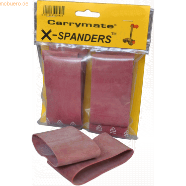Carrymate Ersatzbelege X-Spanders / Pack. zu 4 Stück Carrymate Ersatzbelege X-Spanders / Pack. zu 4 Stück von Carrymate