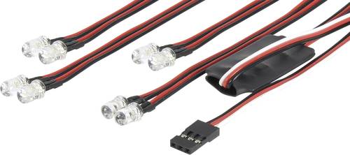 Carson Modellsport Beleuchtungssatz Rot, Weiß 4.4 - 6V 500906240 von Carson Modellsport