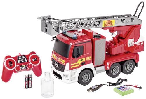 Carson Modellsport MB Arocs Feuerwehr m. Drehleiter 1:20 RC Einsteiger Funktionsmodell LKW von Carson Modellsport