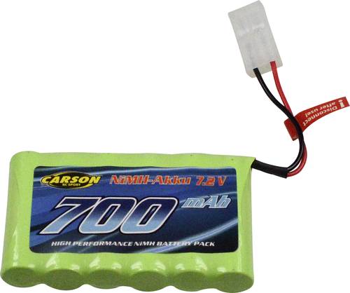 Carson Modellsport Modellbau-Akkupack (NiMh) 7.2V 700 mAh Tamiya-Stecker von Carson Modellsport