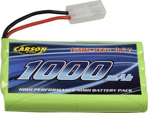 Carson Modellsport Modellbau-Akkupack (NiMh) 9.6V 1000 mAh Tamiya-Stecker von Carson Modellsport