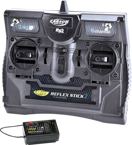 Carson Modellsport Reflex Stick II Hand-Fernsteuerung 2,4GHz Anzahl Kanäle: 6 inkl. Empfänger Carson Modellsport Reflex Stick II Hand-Fernsteuerung 2,4GHz Anzahl Kanäle: 6 inkl. Empfänger von Carson Modellsport