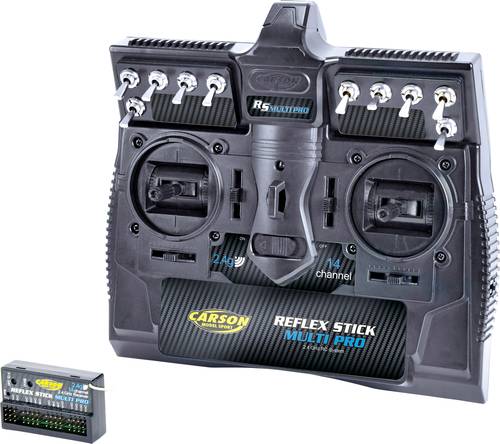 Carson Modellsport Reflex Stick MULTI PRO 14 Hand-Fernsteuerung 2,4GHz Anzahl Kanäle: 14 inkl. Empf Carson Modellsport Reflex Stick MULTI PRO 14 Hand-Fernsteuerung 2,4GHz Anzahl Kanäle: 14 inkl. Empf von Carson Modellsport