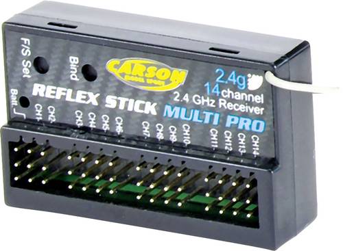 Carson Modellsport Reflex Stick Multi Pro 14-Kanal Empfänger 2,4GHz von Carson Modellsport