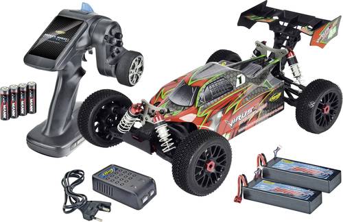 Carson Modellsport Virus 4.1 4S Brushless 1:8 RC Modellauto Elektro Buggy Allradantrieb (4WD) 100% R von Carson Modellsport