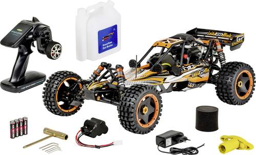 Carson Modellsport Wild GP Attack 1:5 RC Modellauto Benzin Buggy Heckantrieb (2WD) RtR 2,4GHz von Carson Modellsport