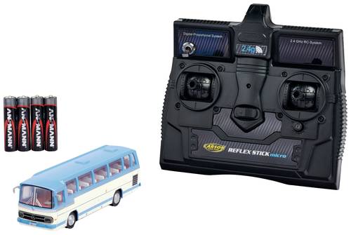 Carson RC Sport 504143 MB Bus O 302 blau 1:87 RC Modellauto inkl. Akku, Ladegerät und Senderbatteri Carson RC Sport 504143 MB Bus O 302 blau 1:87 RC Modellauto inkl. Akku, Ladegerät und Senderbatteri von Carson RC Sport