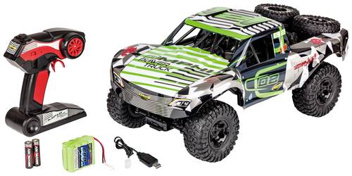 Carson RC Sport Amphi Power Truck Grün Brushed 1:10 RC Modellauto Elektro Short Course Allradantrie von Carson RC Sport