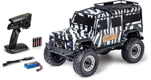 Carson RC Sport Land Rover Defender Safari Brushed 1:8 RC Modellauto Elektro Geländewagen Allradant von Carson RC Sport