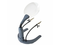 Carson HelpingHands Magnifier, AA, 149,9 mm, 144,8 mm, 203,2 mm, 235 g, Grau, Transparent von Carson