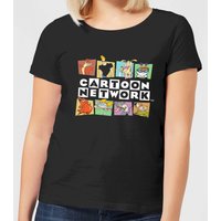 Cartoon Network Logo Characters Damen T-Shirt - Schwarz - L von Cartoon Network