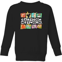 Cartoon Network Logo Characters Kinder Sweatshirt - Schwarz - 9-10 Jahre von Cartoon Network