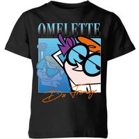 Cartoon Network Spin-Off Dexter's Laboratory 90s Photoshoot Kinder T-Shirt - Schwarz - 7-8 Jahre von Cartoon Network