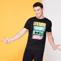 Cartoon Network Spin-Off Johnny Bravo 90's Slices T-Shirt - Schwarz - S von Cartoon Network