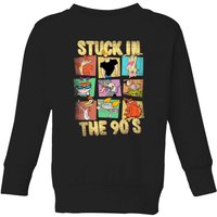 Cartoon Network Stuck In The 90s Kinder Sweatshirt - Schwarz - 9-10 Jahre von Cartoon Network