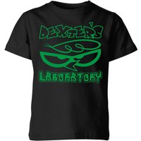 Dexters Lab Logo Kids' T-Shirt - Black - 5-6 Jahre von Cartoon Network