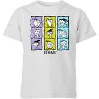 Ed, Edd n Eddy Heads Kids' T-Shirt - Grey - 11-12 Jahre von Cartoon Network