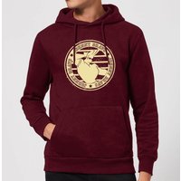 Johnny Bravo Sports Badge Hoodie - Burgundy - XL von Cartoon Network