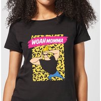 Johnny Bravo Woah Momma Women's T-Shirt - Black - 3XL von Cartoon Network