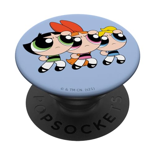 Powerpuff Girls On the Lookout for Trouble PopSockets mit austauschbarem PopGrip von Cartoon Network