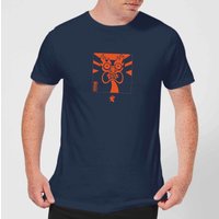 Samurai Jack Aku Kanji Men's T-Shirt - Navy - L von Cartoon Network