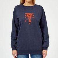 Samurai Jack Aku Kanji Women's Sweatshirt - Navy - S von Cartoon Network