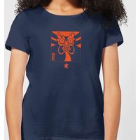 Samurai Jack Aku Kanji Women's T-Shirt - Navy - L von Cartoon Network