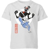 Samurai Jack Eternal Battle Kids' T-Shirt - Grey - 3-4 Jahre von Cartoon Network