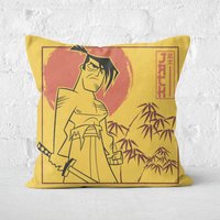 Samurai Jack Jack Vs Aku Square Cushion - 50x50cm - Soft Touch von Cartoon Network