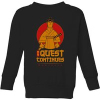 Samurai Jack My Quest Continues Kids' Sweatshirt - Black - 9-10 Jahre von Cartoon Network