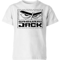 Samurai Jack Stylised Logo Kids' T-Shirt - White - 5-6 Jahre von Cartoon Network