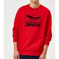 Samurai Jack Stylised Logo Sweatshirt - Red - L von Cartoon Network
