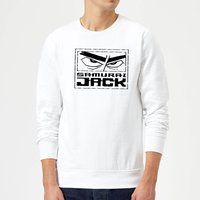 Samurai Jack Stylised Logo Sweatshirt - White - M von Cartoon Network