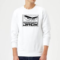 Samurai Jack Stylised Logo Sweatshirt - White - S von Cartoon Network