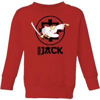 Samurai Jack They Call Me Jack Kids' Sweatshirt - Red - 11-12 Jahre von Cartoon Network