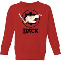 Samurai Jack They Call Me Jack Kids' Sweatshirt - Red - 3-4 Jahre von Cartoon Network