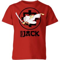 Samurai Jack They Call Me Jack Kids' T-Shirt - Red - 7-8 Jahre von Cartoon Network