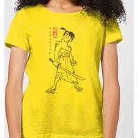 Samurai Jack Vintage Kanji Women's T-Shirt - Yellow - L von Cartoon Network